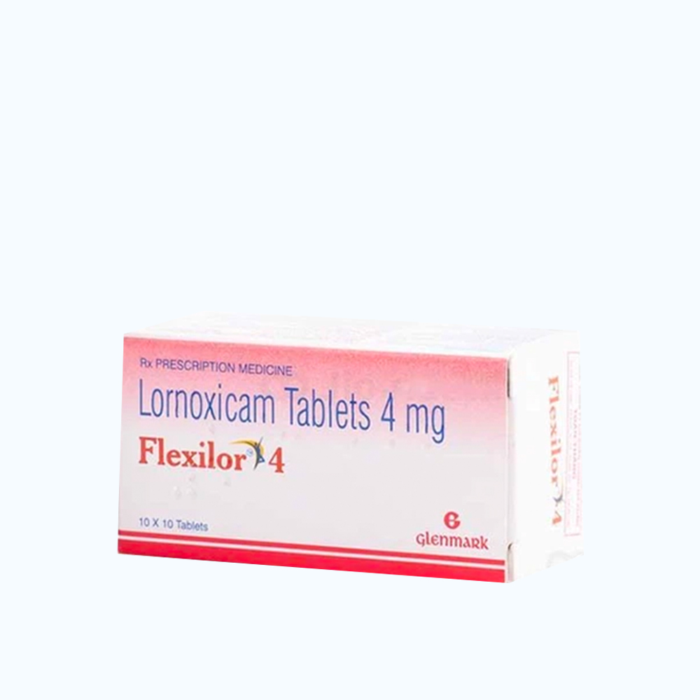 Flexilor 4mg Glenmark (Hộp 10 vỉ x 10 viên)