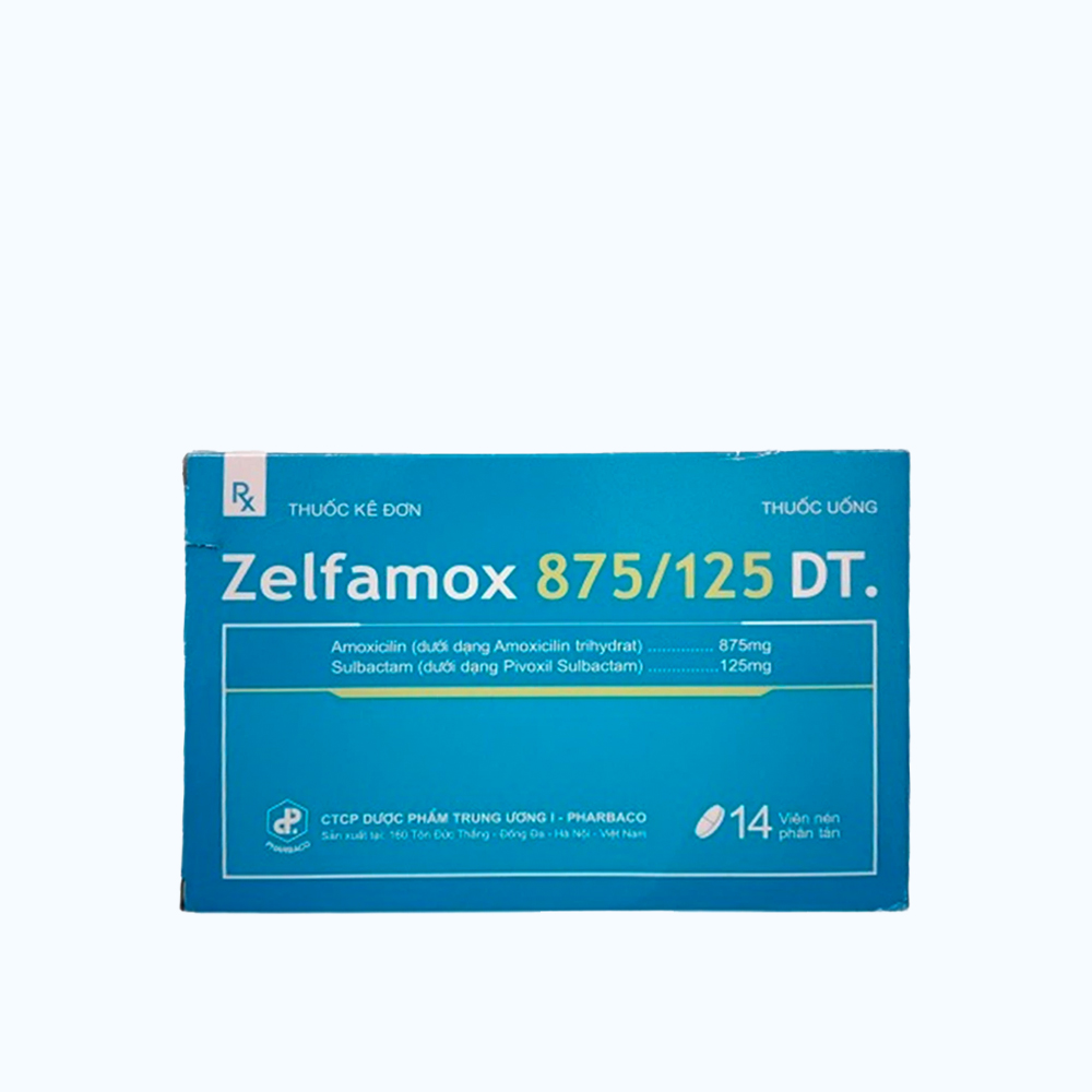 ZELFAMOX TAB DT 875MG /125 (2vix7vien)