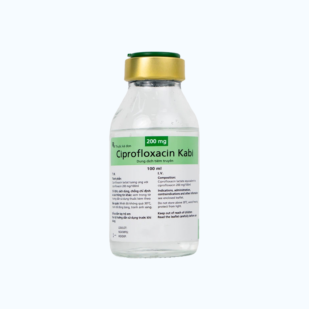 Ciprofloxacin Kabi 200mg (Chai 100ml)