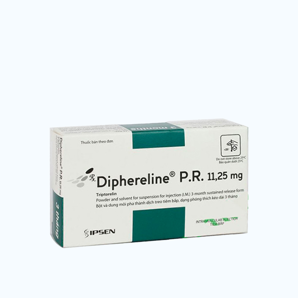 DIPHERELINE P.R. 11.25MG B/1 VIAL