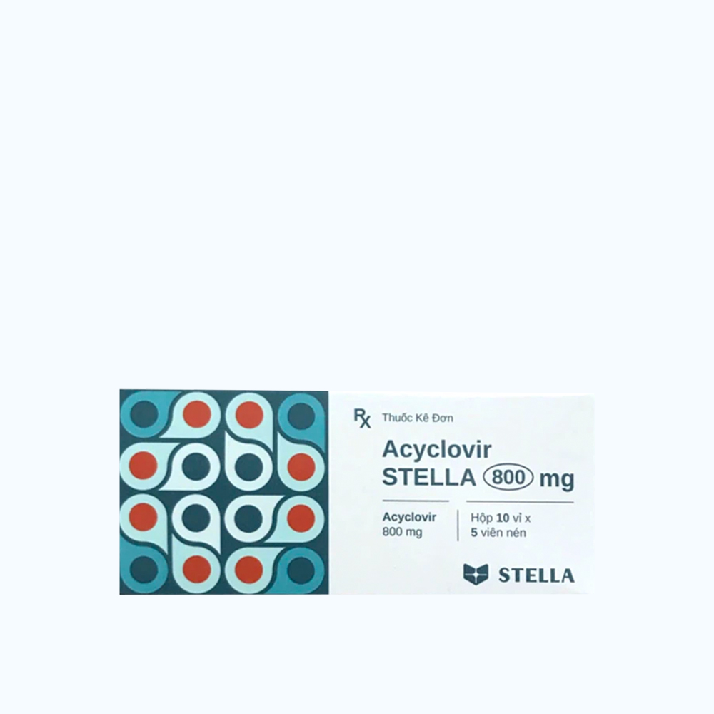 Acyclovir STELLA 800mg (Hop 50 Vien)