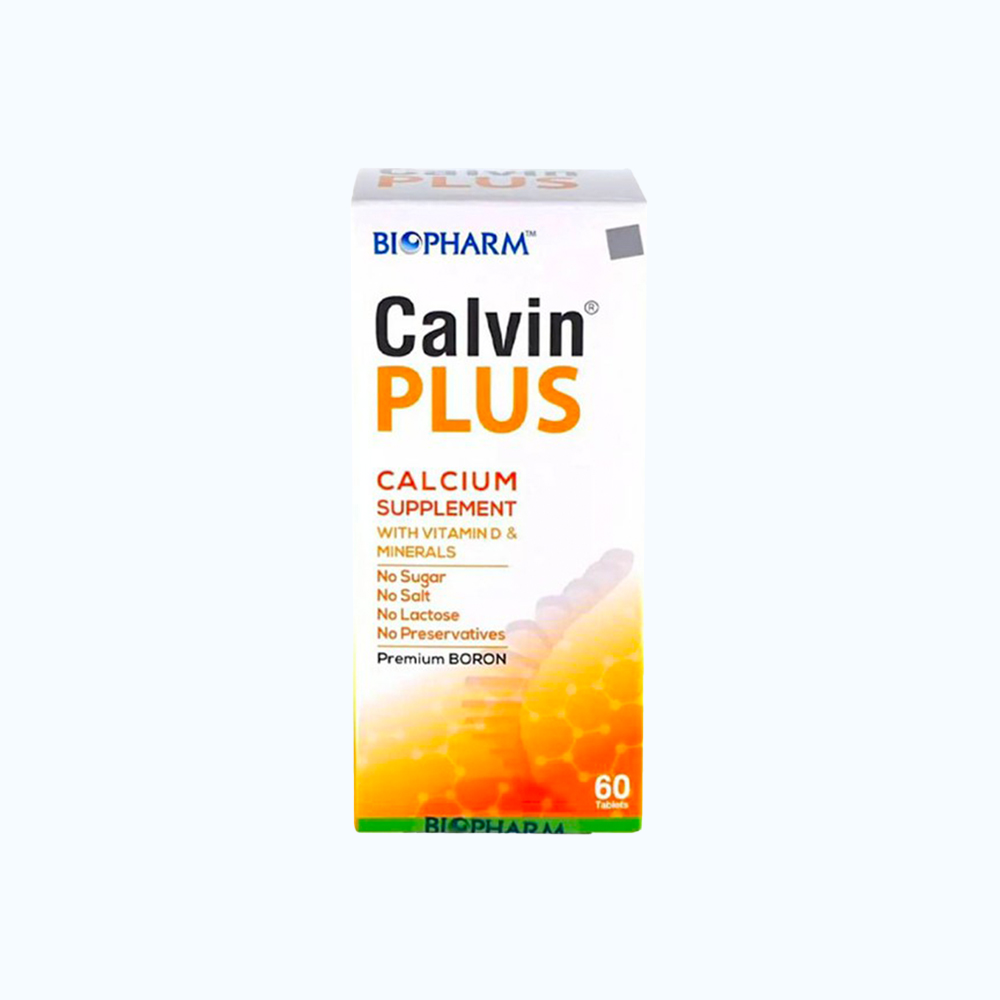 Calvin Plus – Bổ sung Canxi và vitamin D BIOLAB (Hộp 60 viên)