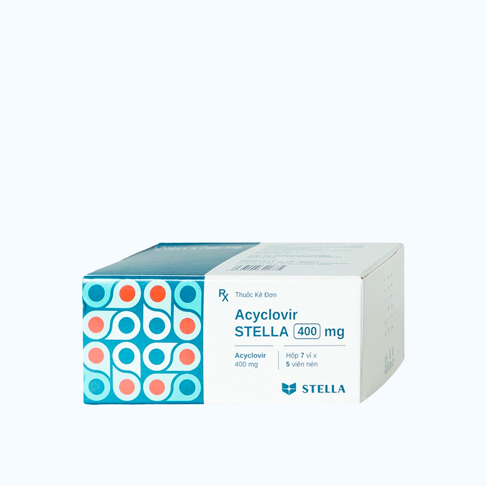 Acyclovir STELLA 400mg (Hop 50 vien)
