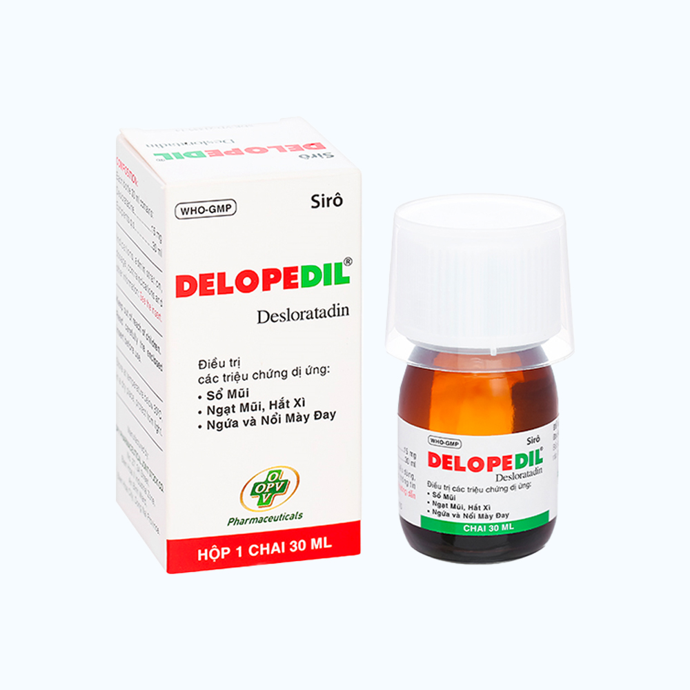Delopedil Syryp 0.5mg/ml (Chai 60ml)