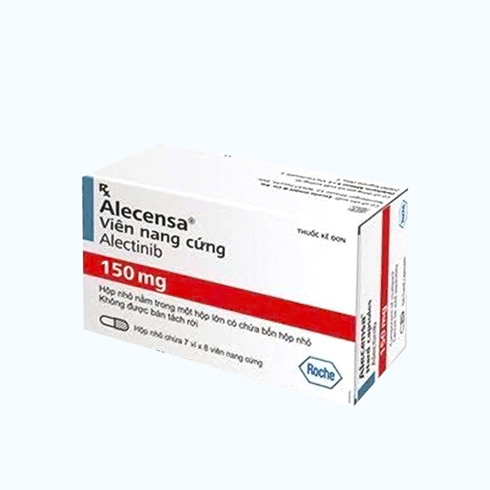 Alecensa 150mg CAP Roche (4 hop nho x 56 vien)
