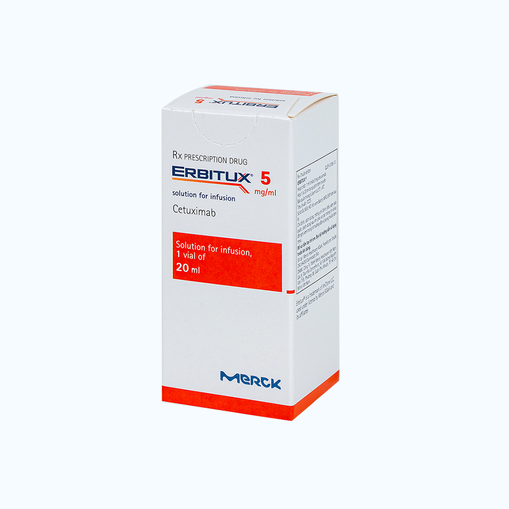 Erbitux 5mg/ml Merck (Hộp 01 lọ x 20 ml)