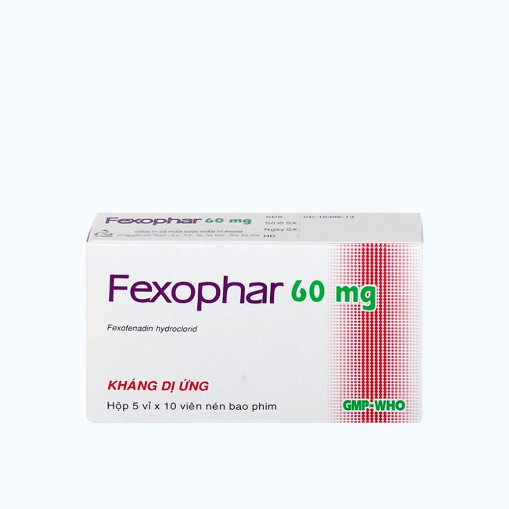 Fexophar 60mg (Hop 5vi x 10vien) TV