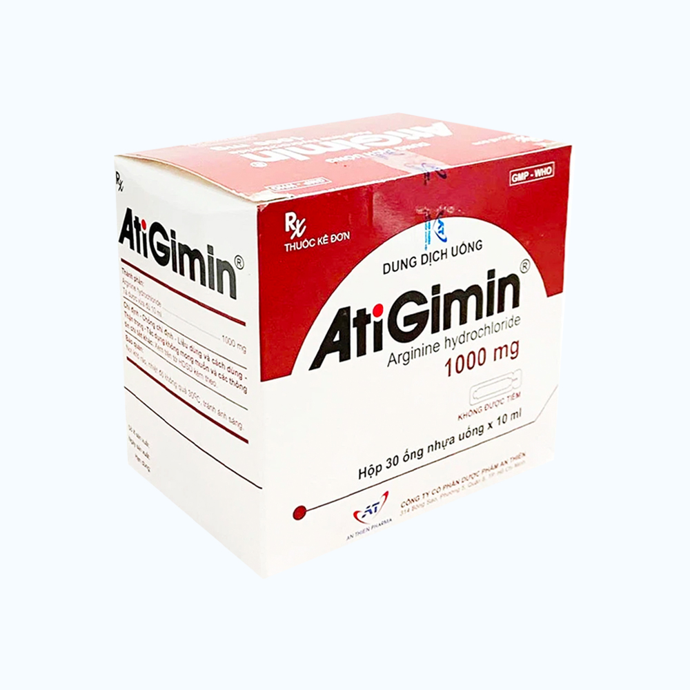 Dung dịch uống ATIGIMIN 1000MG hạ men gan, tăng cường chức năng gan, bổ gan (30 ống x 10ml)