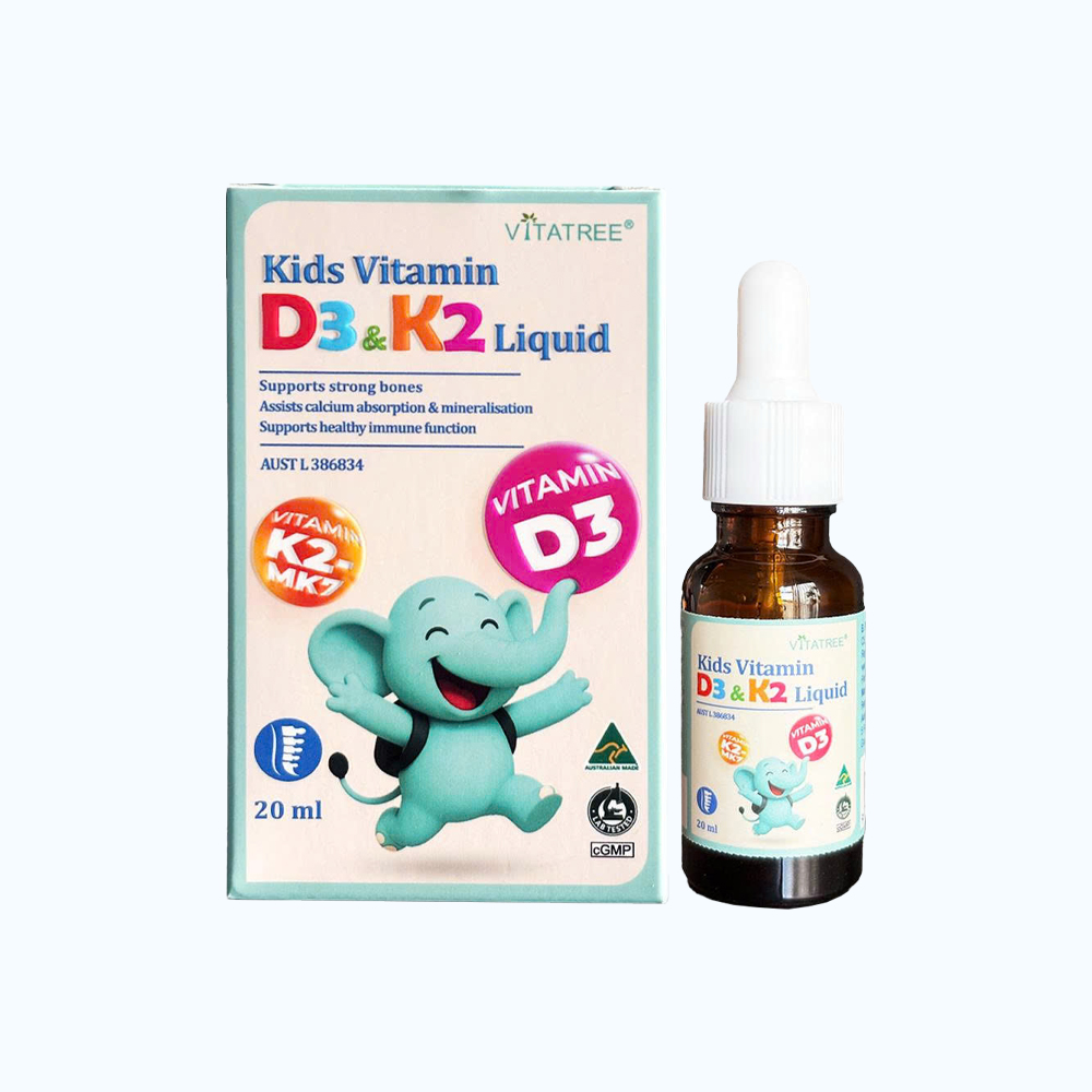 Vitatree D3 K2 Drops (Chai 20ml)