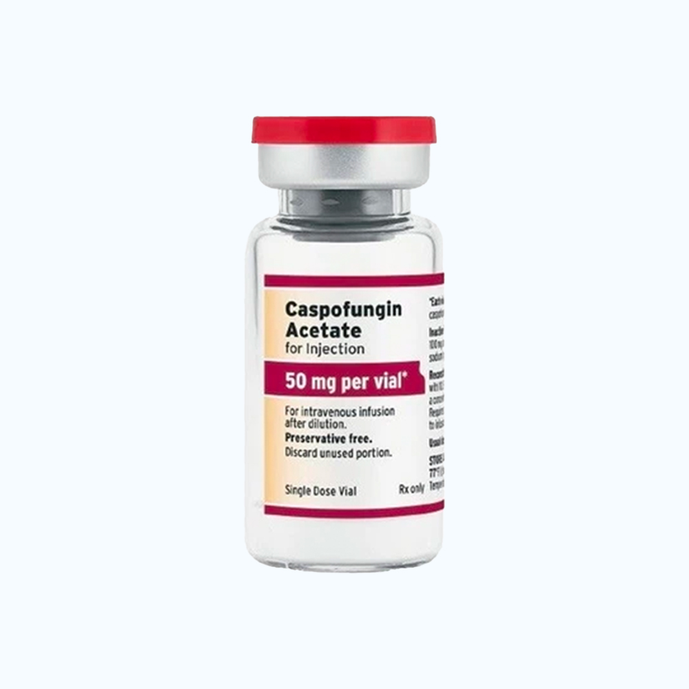 Thuốc Caspofungin Acetate For Injection 50mg/per Vial điều trị nhiễm Candida, nhiễm Aspergillus