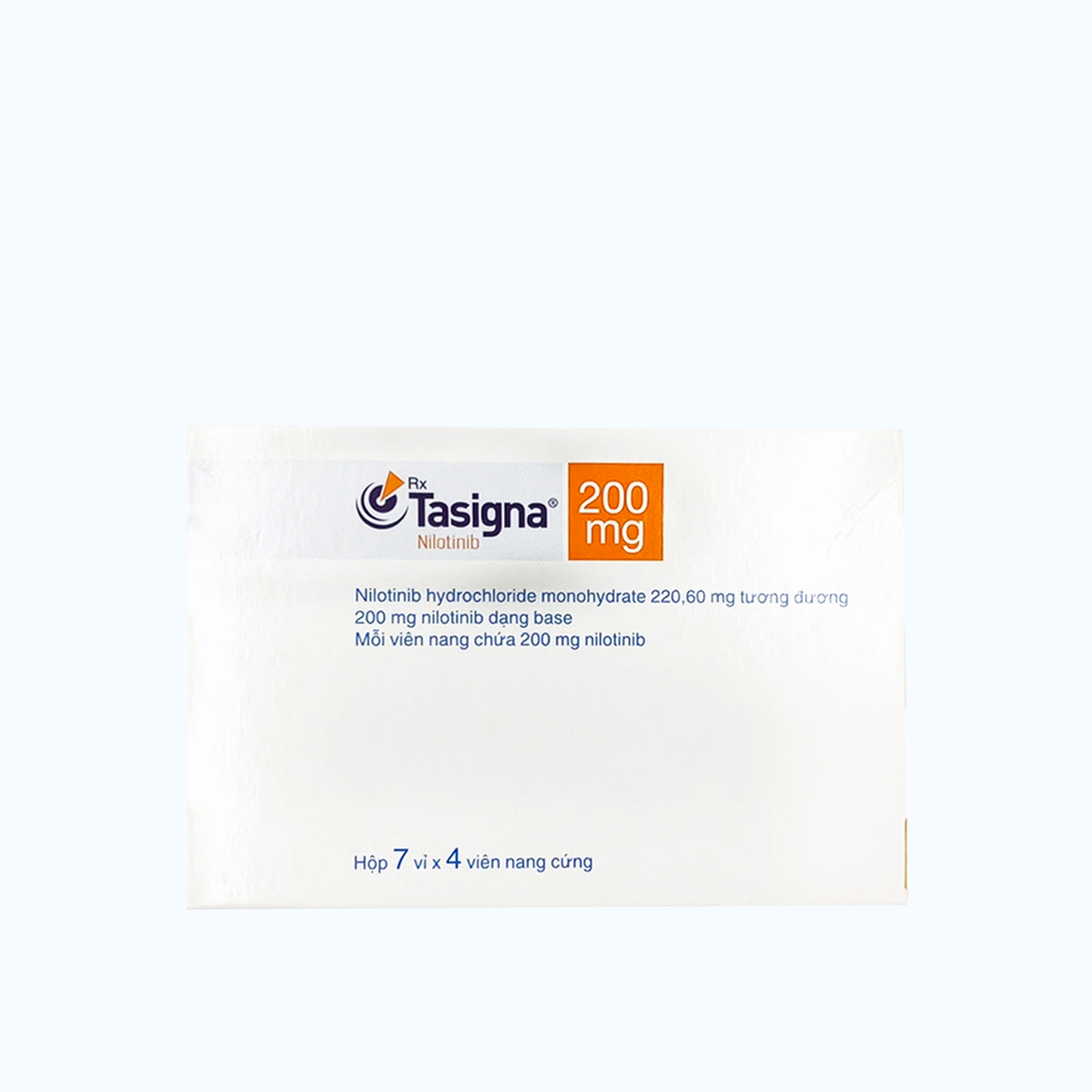 Tasigna 200mg Novartis (Hop 7 Vi x 4 Vien)