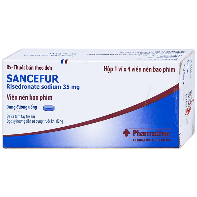 Sancefur 35mg (1 vi x 4 vien)