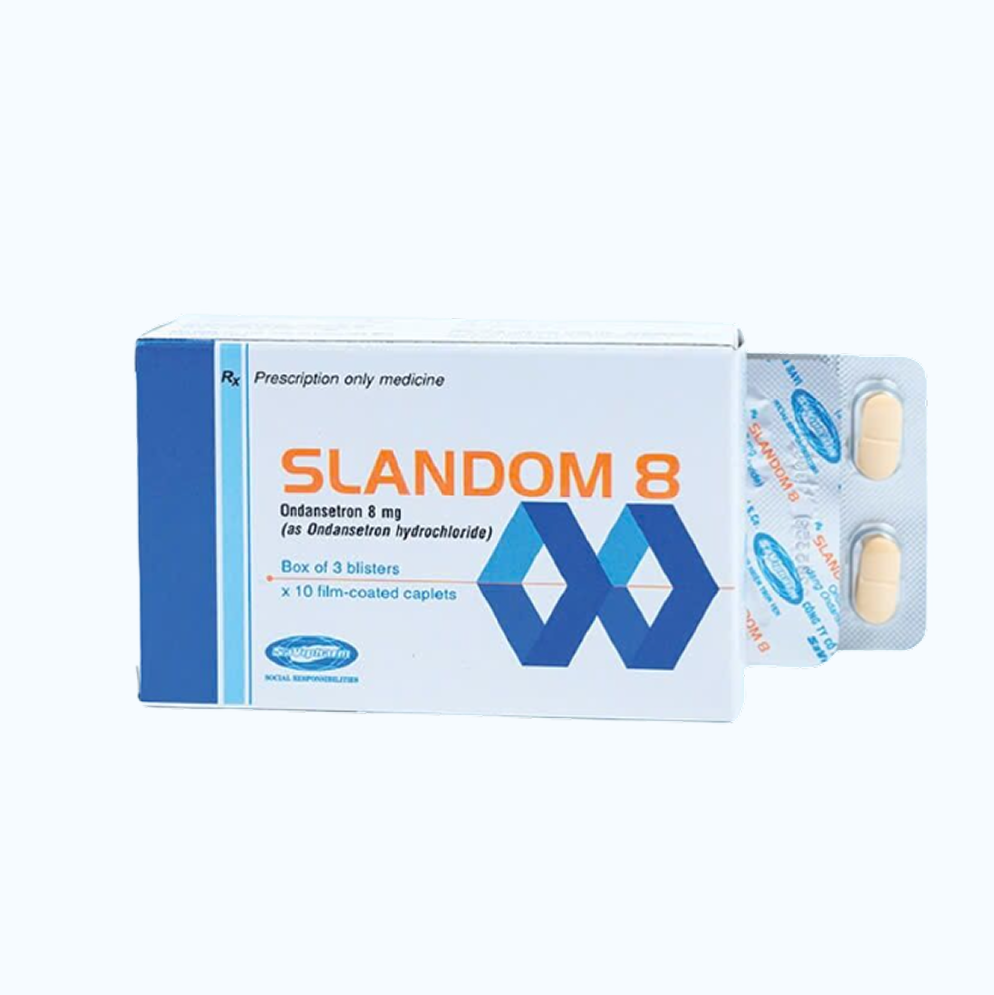Slandom 8mg SaVi (Hop 30 Vien)