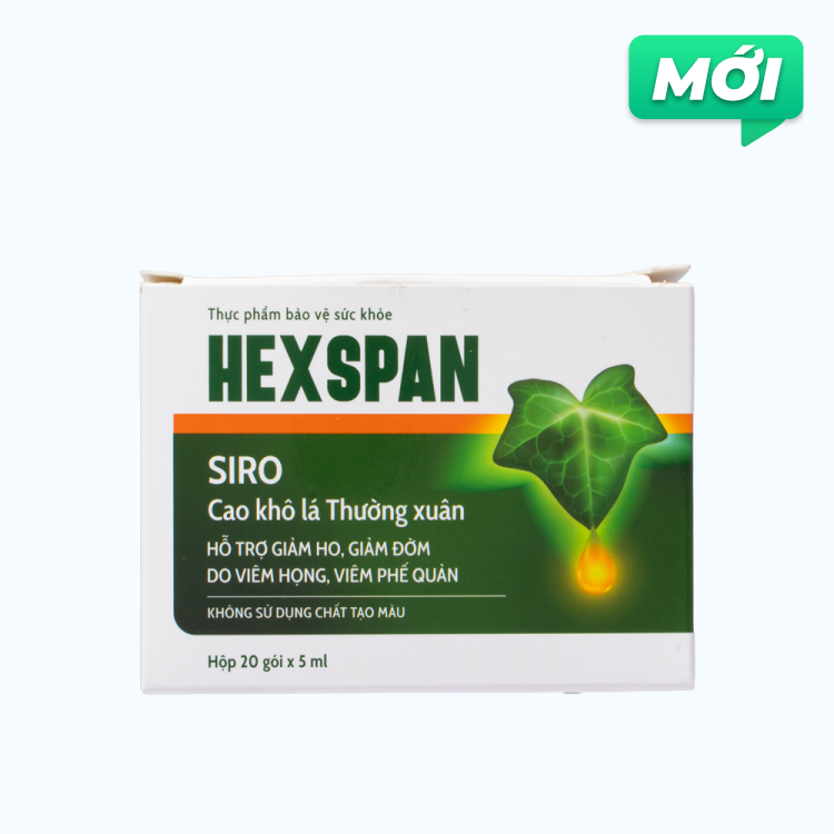 Hexspan Siro Cao Kho La Thuong Xuan 5ml (Hop/20 Goi)