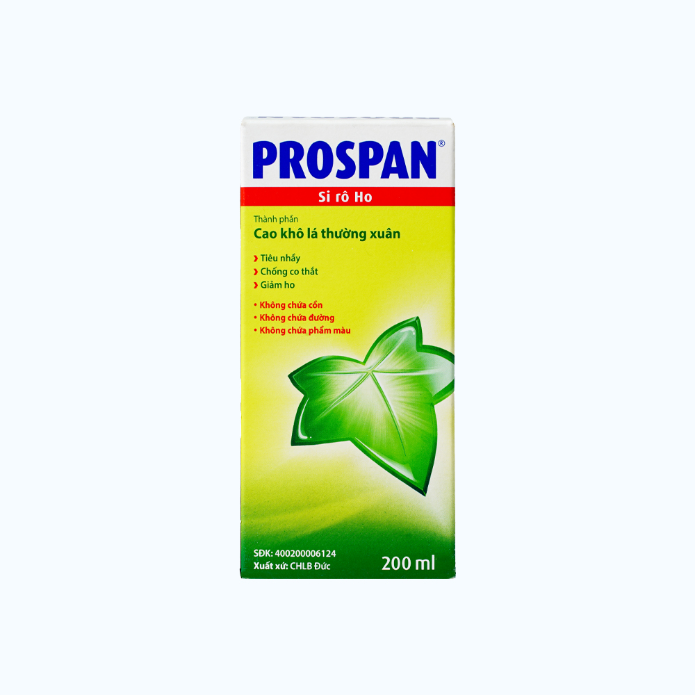 Prospan Siro 200ml Sohaco (Hop 1 Chai)