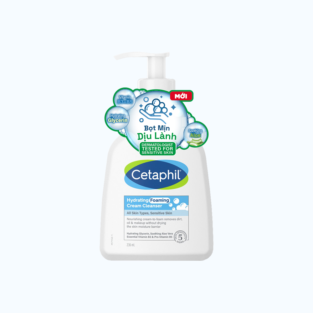 Cetaphil SRM Tao Bot Diu Lanh Cho Da Nhay Cam 236Ml /Chai