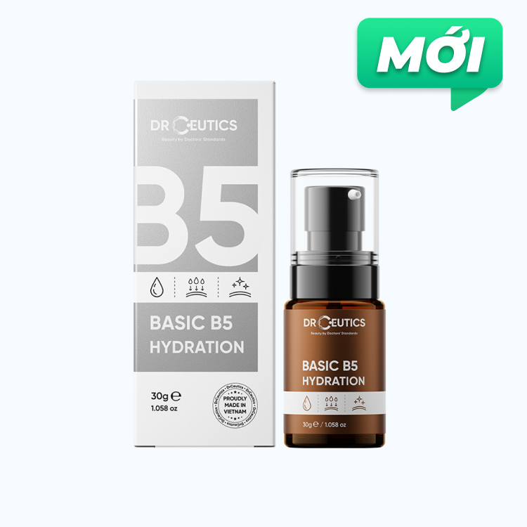 DrCeutics Serum Duong Am & Diu Da Basic B5 Hydration  30g/Chai