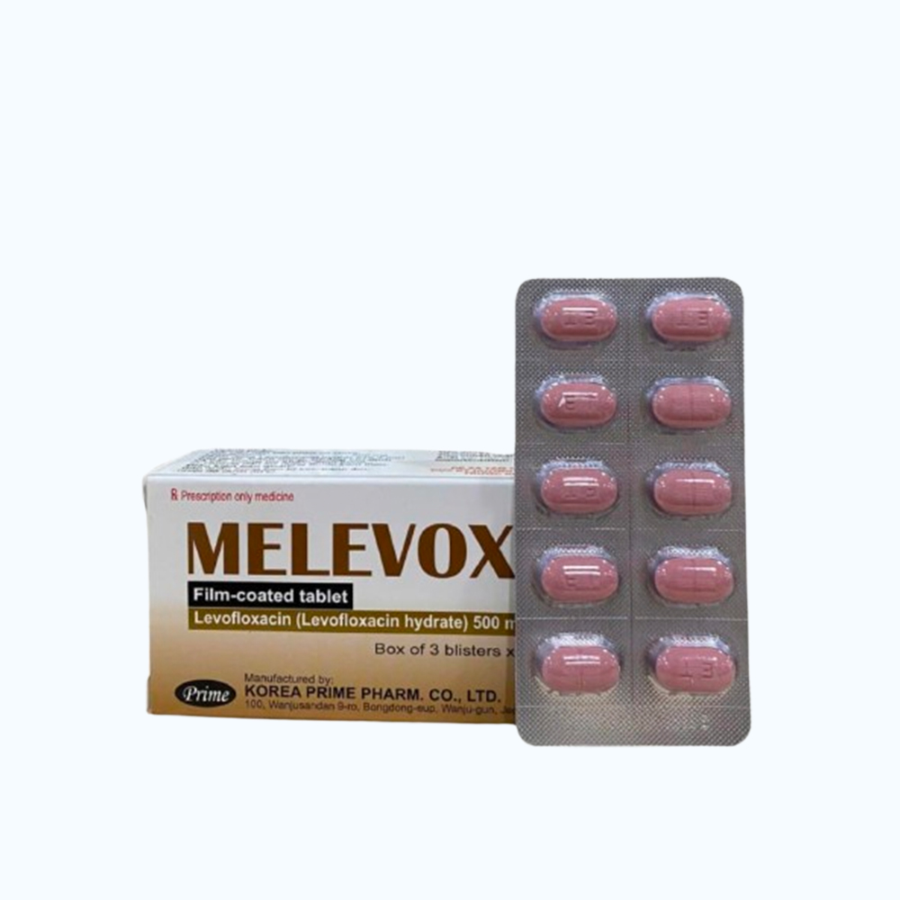 MELEVOX TAB F.C 500MG (3vi x 10vien)