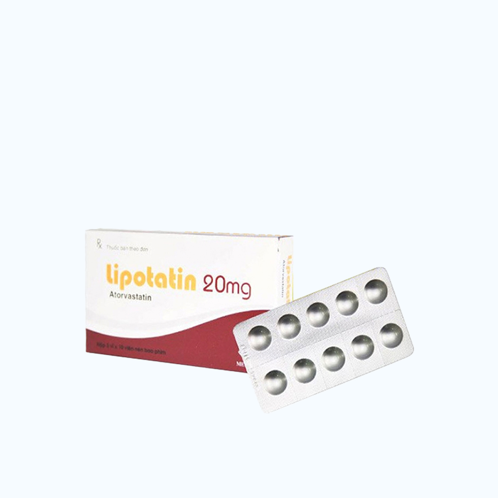 Lipotatin 20mg Mebiphar (3 Vi x 10 Vien)