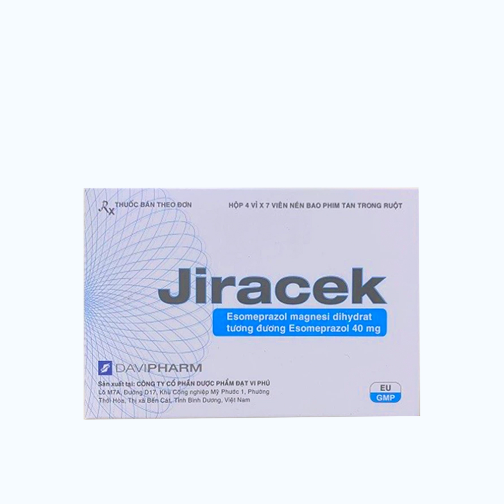 Jiracek 40mg  DaVipharm ( Hop 4 Vi x 7 Vien)
