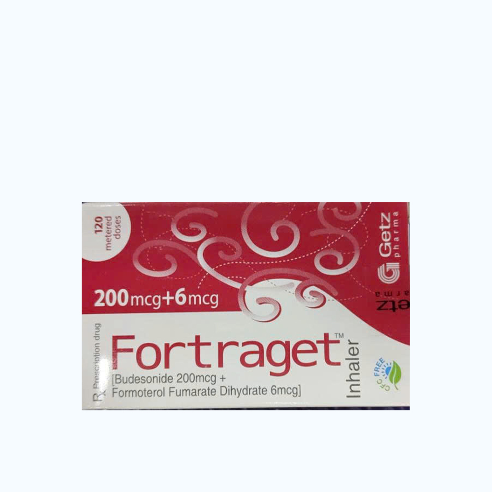 Fortraget Inhaler 200mcg + 6mcg Getz Pharm (Chai 120 doses)