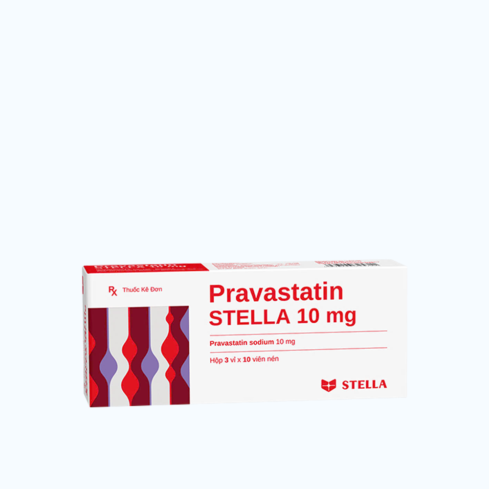 Pravastatin 10mg Stella (3 Vi x 10 Vien)