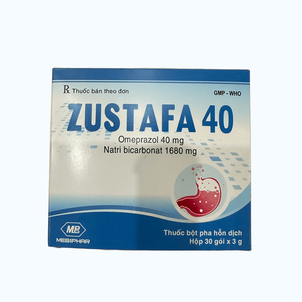 Zustafa 40mg Mebiphar (Hop 30 Goi x 3g)