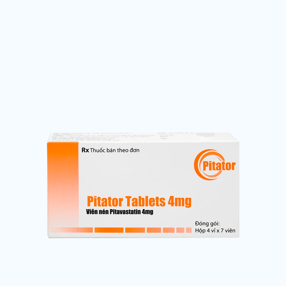 Pitator Tablets 4mg (Hộp 4 vỉ x 7 viên)