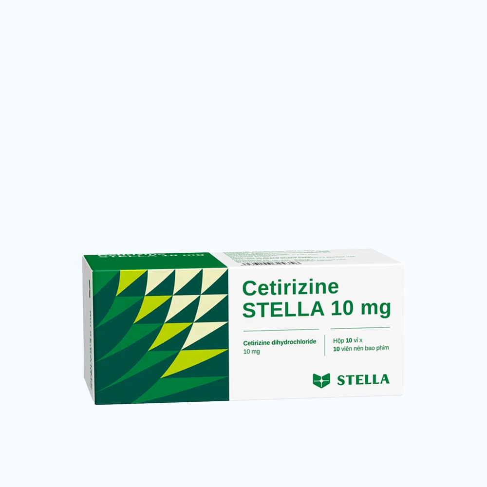 Cetirizine STELLA 10mg (10Vi x 10Vien)