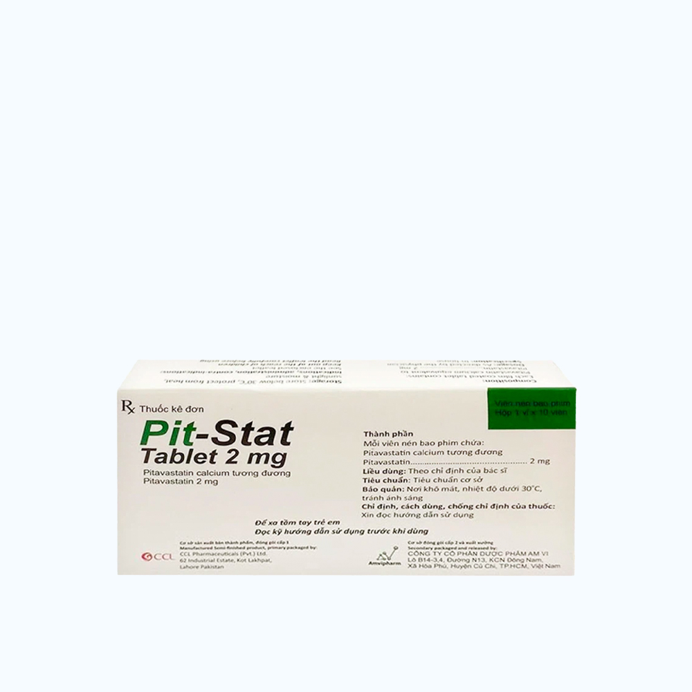 Pit-Stat 2mG (Hộp 1 Vỉ x 10 Viên)