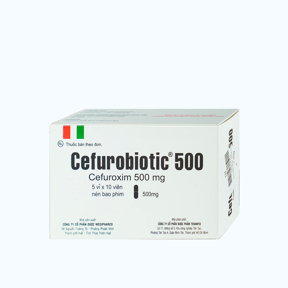 CEFUROBIOTIC 500MG Medipharco (5Vix10Vien)