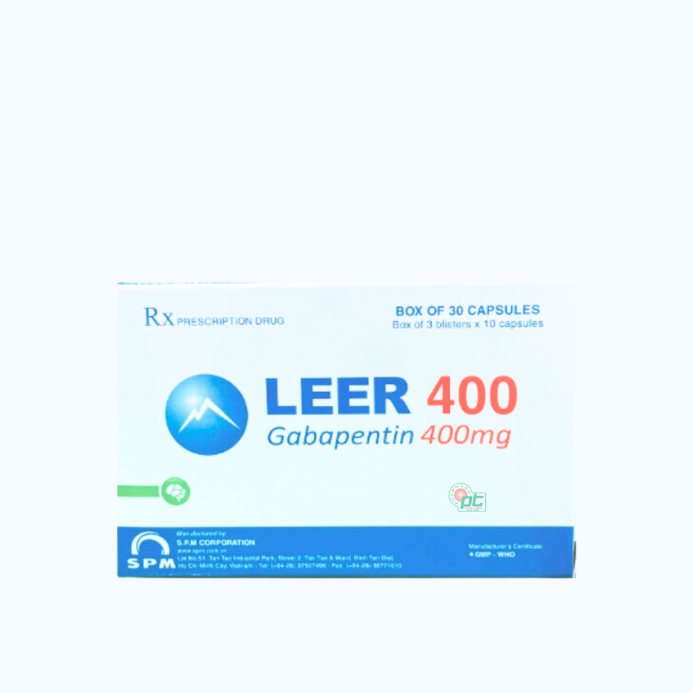 LEER CAPS 400MG (3vi x 10vien)