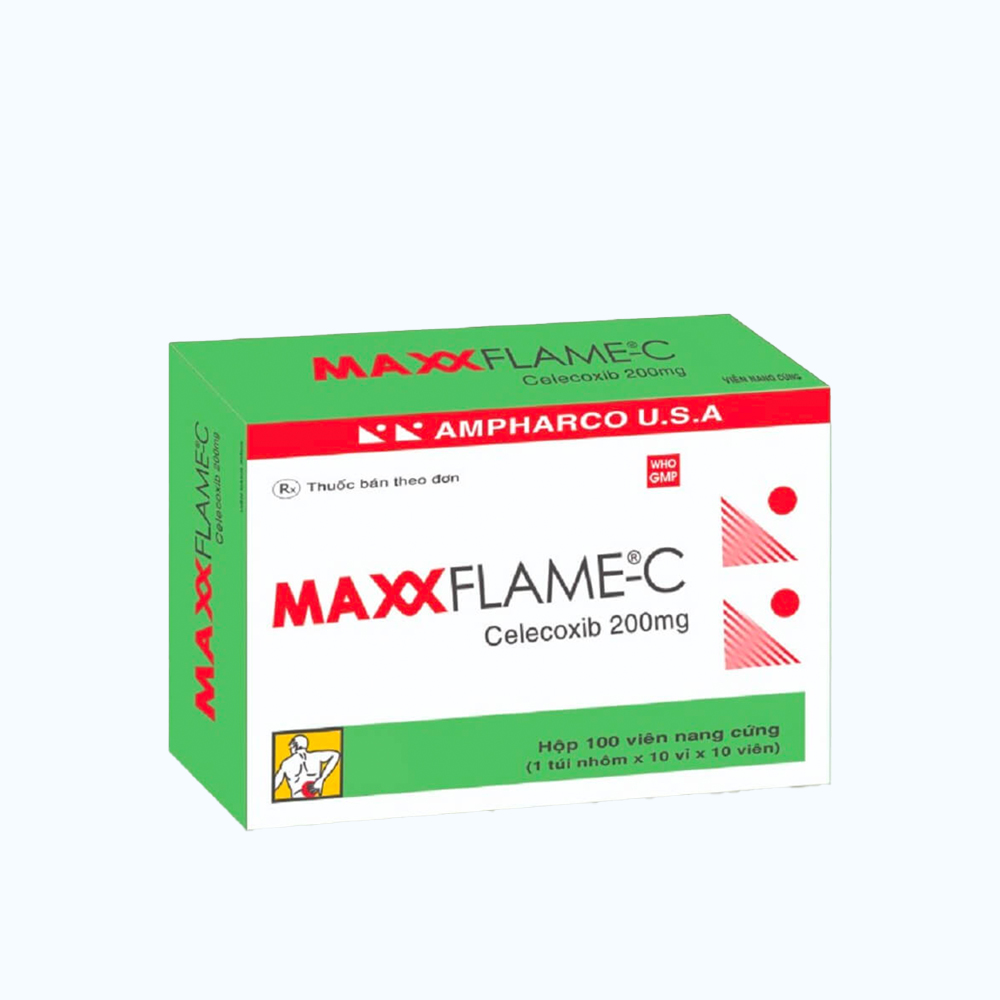 Maxxflame-C 200mg (Hộp 10 vỉ x 10 viên)