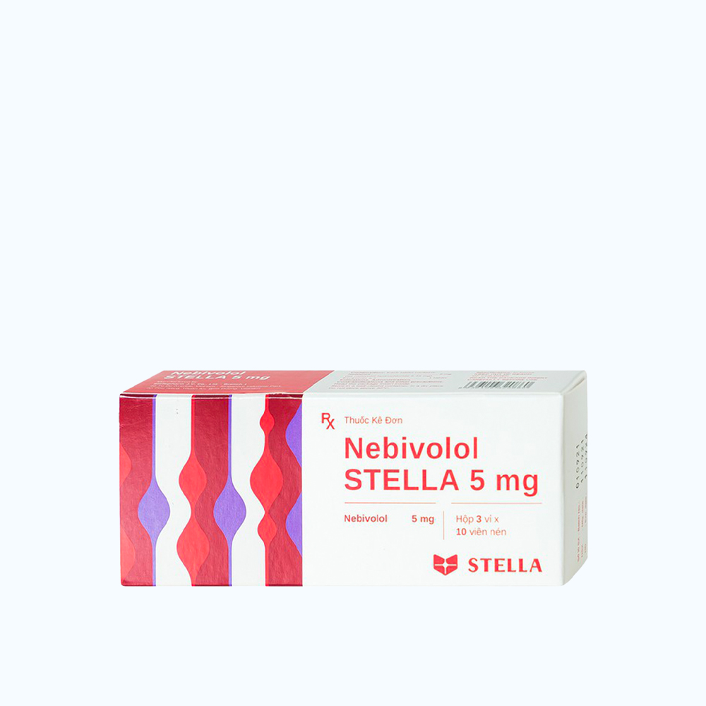 Nebivolol STELLA 5mg (Hop 50 Vien)