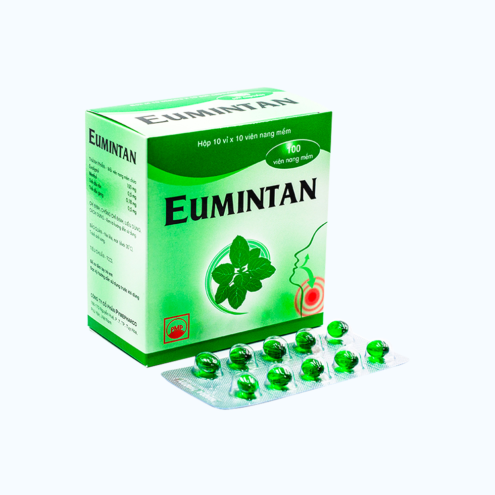 Eumintan 100 mg (Hộp 10 Vỉ x 10 Viên)