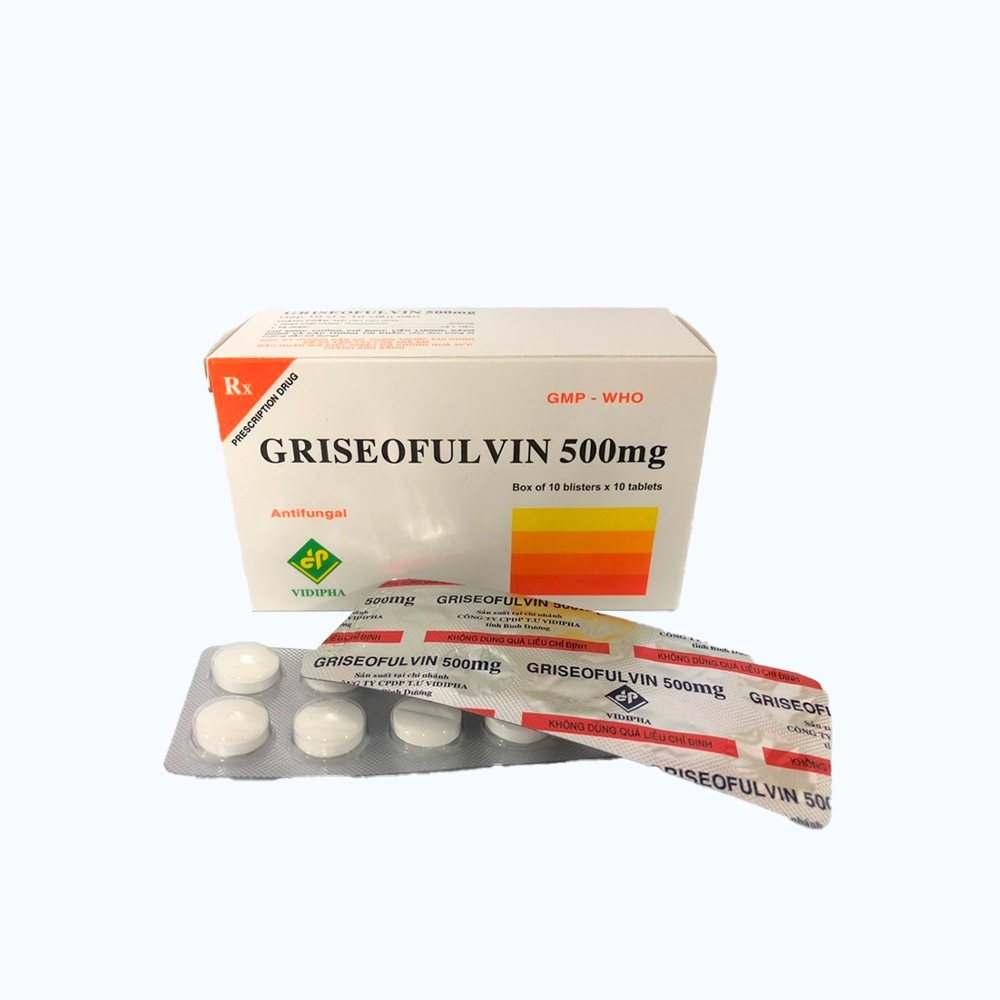 GRISEOFULVIN TAB 500MG BOX 100