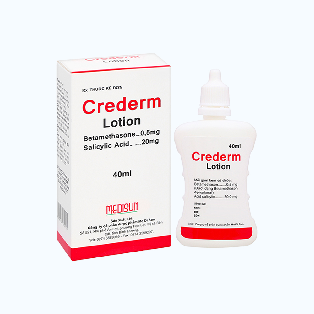 CREDERM LOTION 0.5MG/20MG 40ML