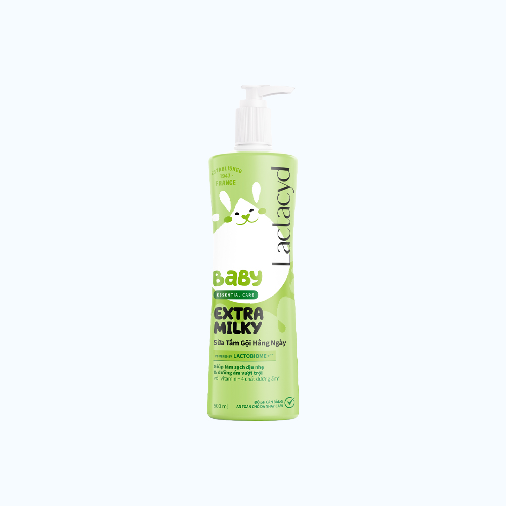 Lactacyd Milky Sua Tam Goi Tre Em 500ml
