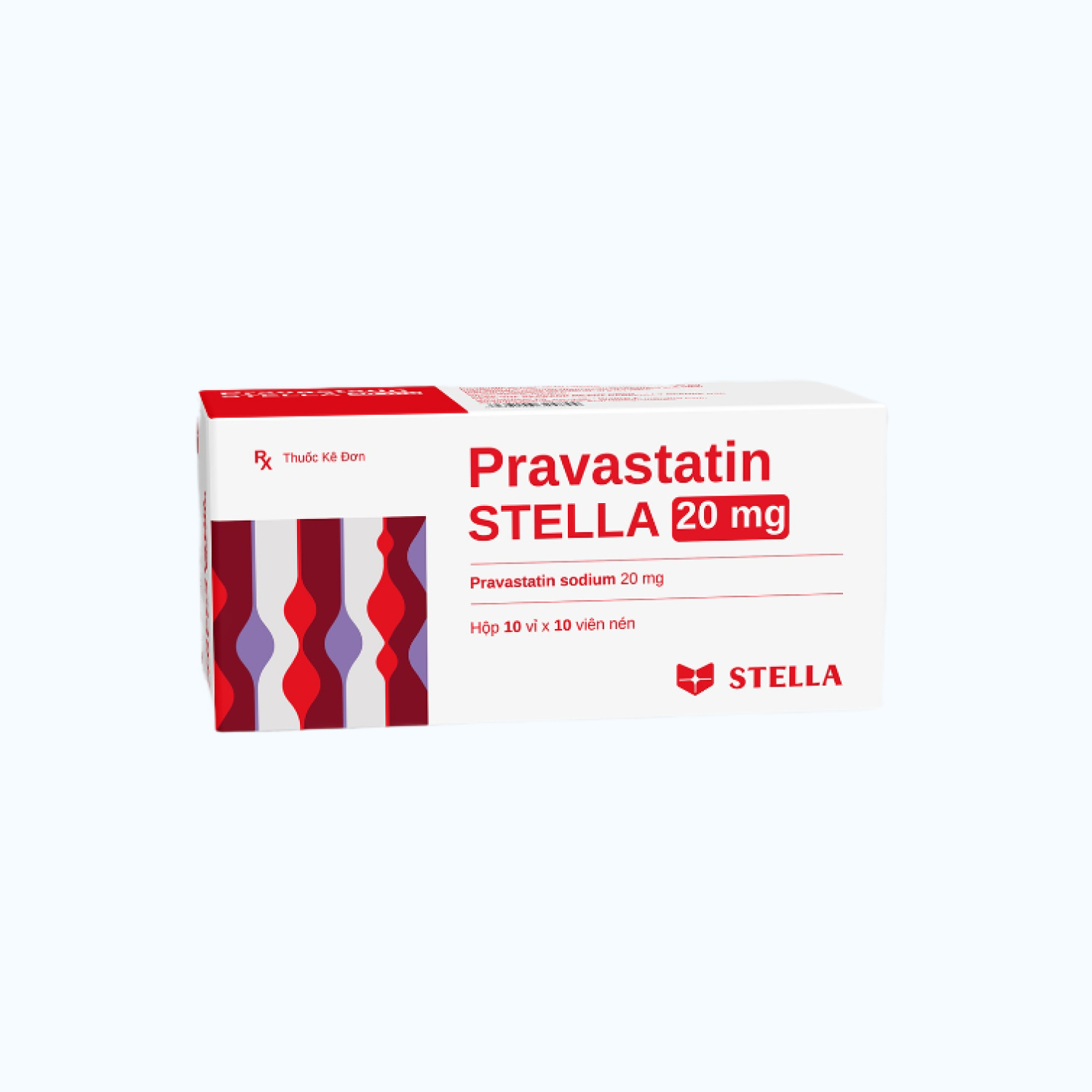 Pravastatin 20mg Stella (10 Vi x 10 Vien)