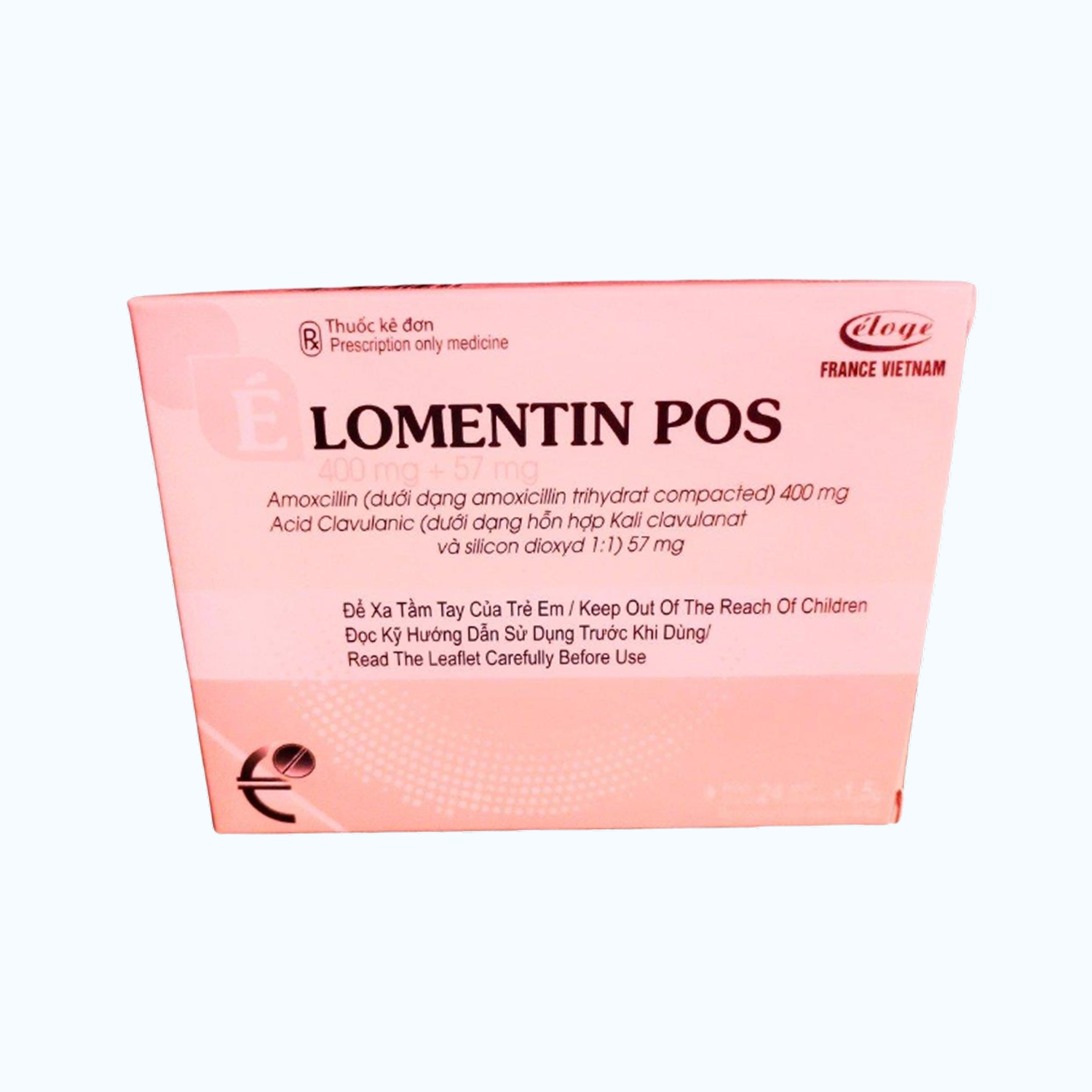 Elomentin POS 400mg/57mg Eloge France (Hop 24 goi)