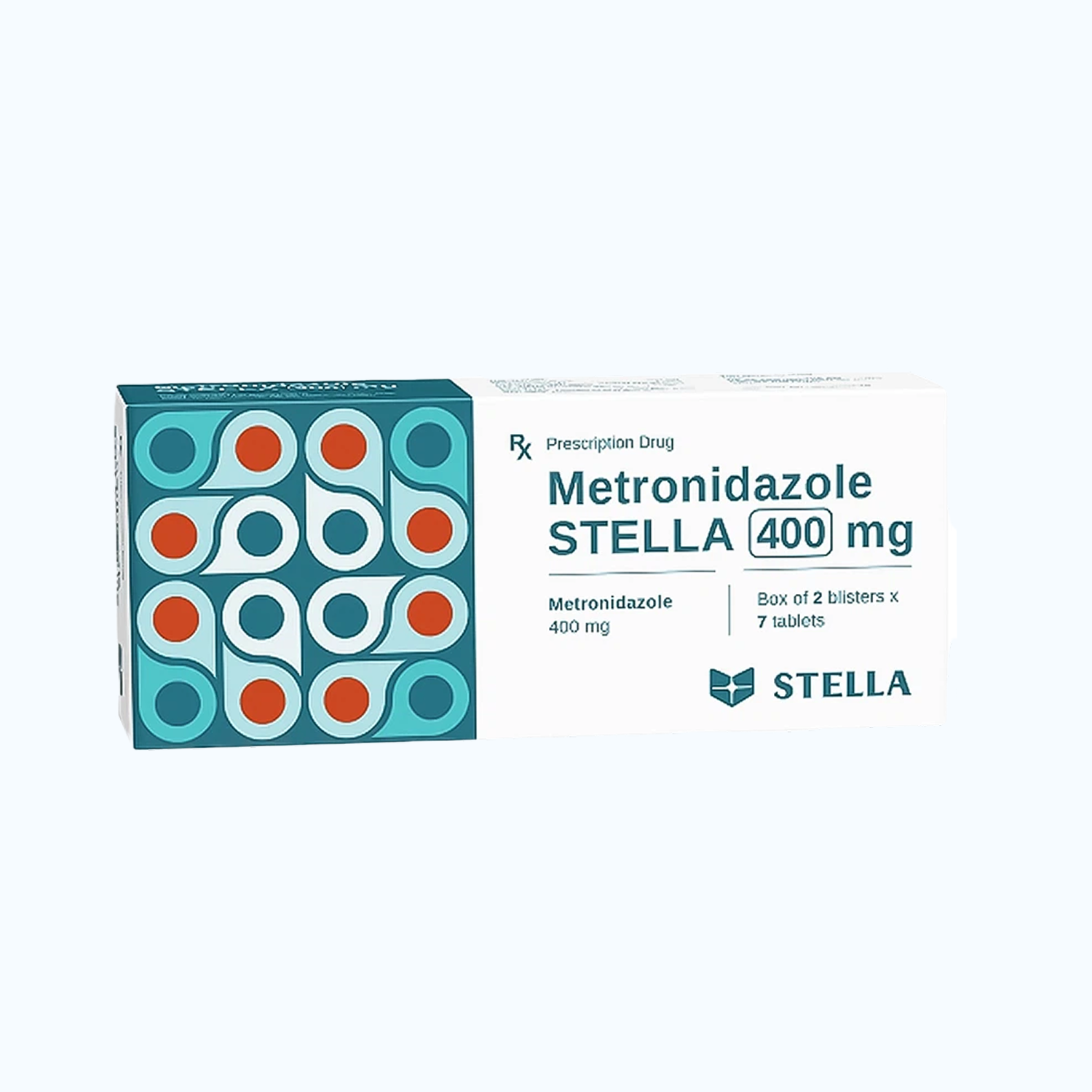 Metronidazole  Stella  400mg (2 Vi x 7 Vien)