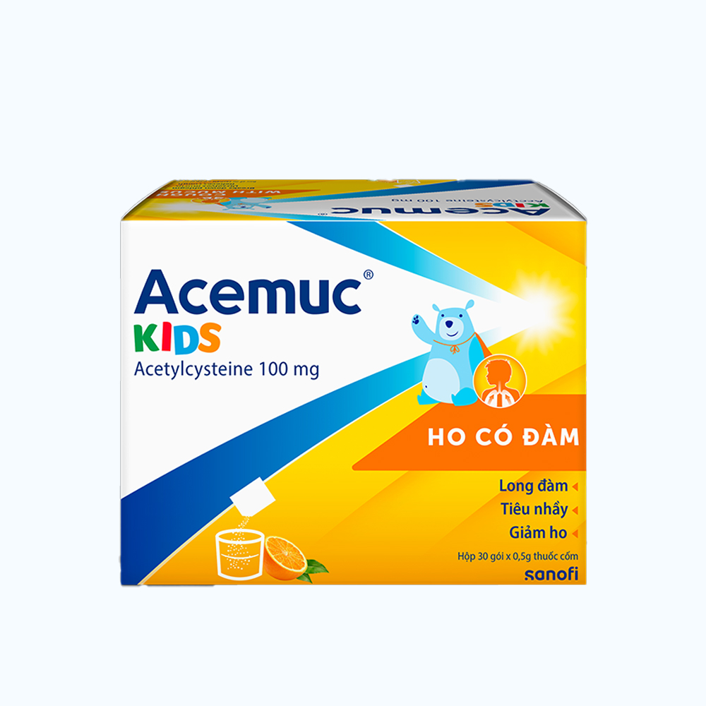 Acemuc kids 100mg (Hop/30 Goi)