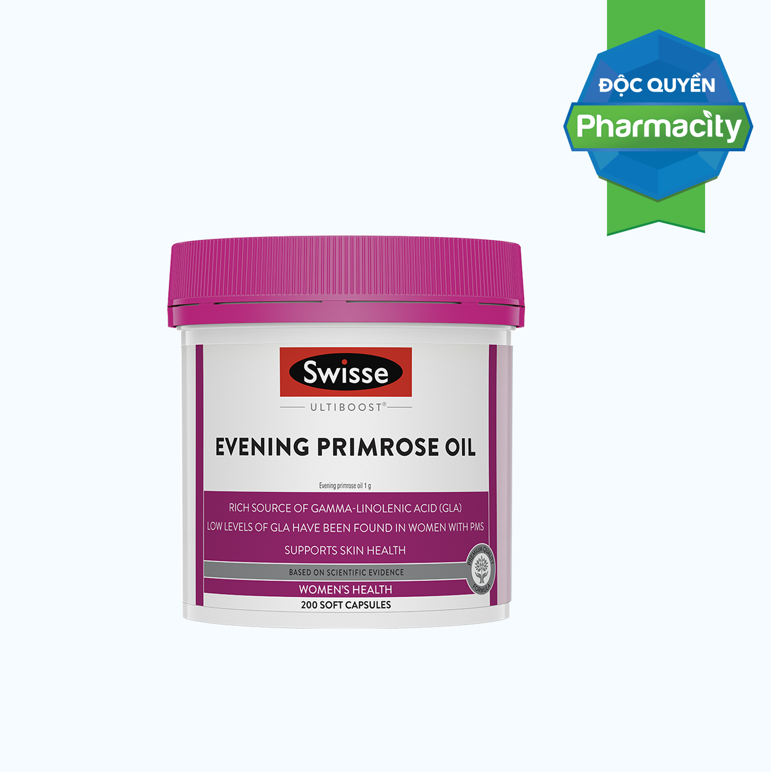 SWISSE Ultiboost Evening Primrose Oil Tinh Dau Hoa Anh Thao (Hop 200v)