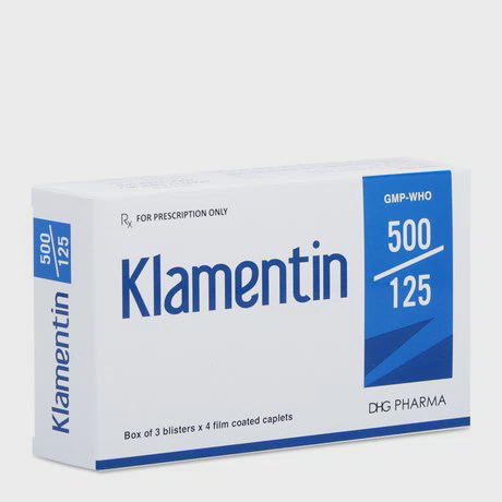 Klamentin  500/125mg (625mg) (3Vi x 4Vien)