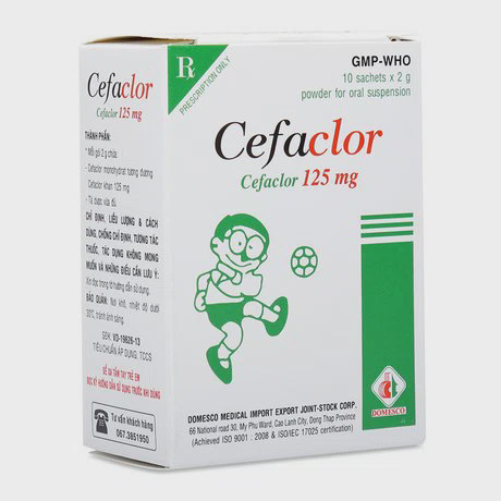Cefaclor 125mg Domesco (10goi/hop)