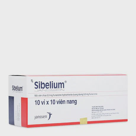 Sibelium (Hộp 10 vỉ x 10 viên)
