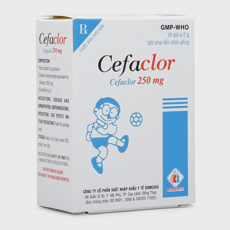 Cefaclor 250mg Domesco (10goi/hop)