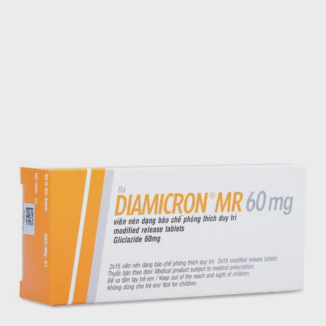 Diamicron MR Tab 60mg (2Vi x 15 Vien)