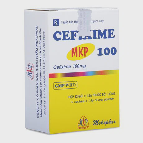 Cefixim 100mg Mekophar (12 goi/hop)