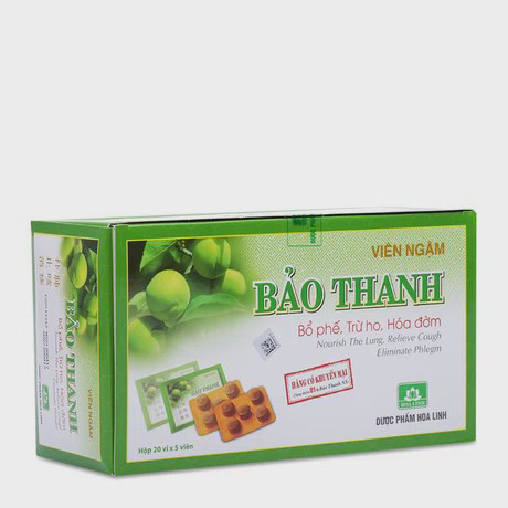 Vien ngam Bao Thanh (20Vi x 5 vien ngậm)